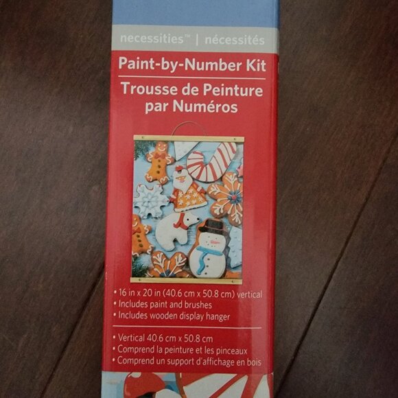 Artist's Loft, Gingerbread and Cookies Paint-by-Number Kit, 16" x 21.5" Vertical - Picture 3 of 7